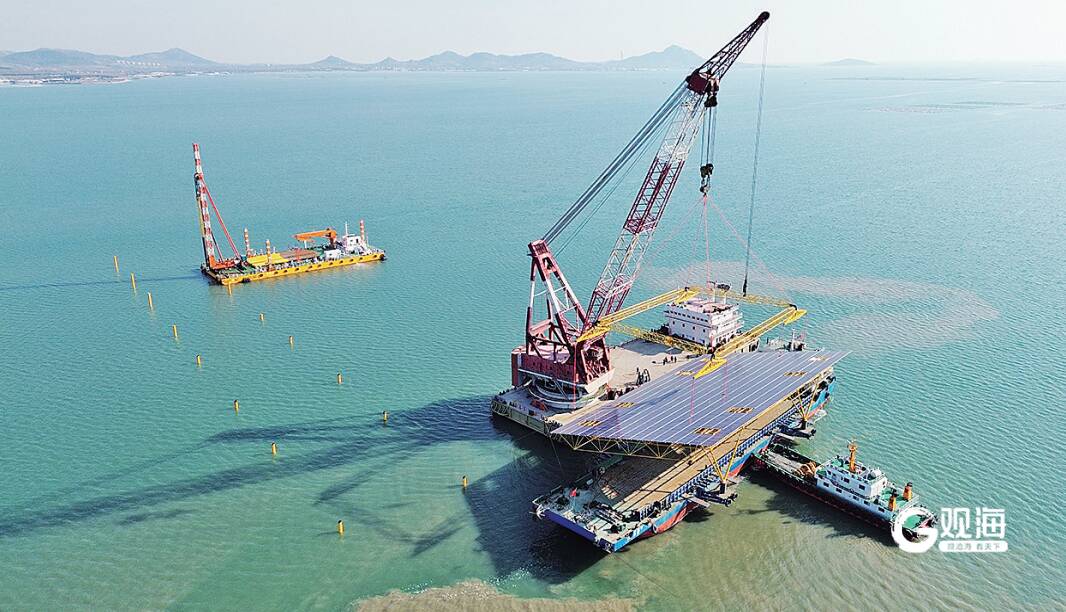 九游体育网站：集结绿色能源产业力量青岛发力打造深远海风电母港(图1)