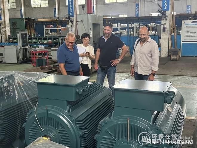 九游体育：德国客户专程到访永发机电国产节能高效电机加快走向海外(图4)