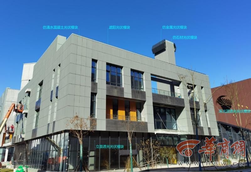 聚焦陕西民营经济高质量发展“光伏外衣”赋能建筑：创新港科研7号楼打造全国首个建筑外立面光伏一体化(图2)